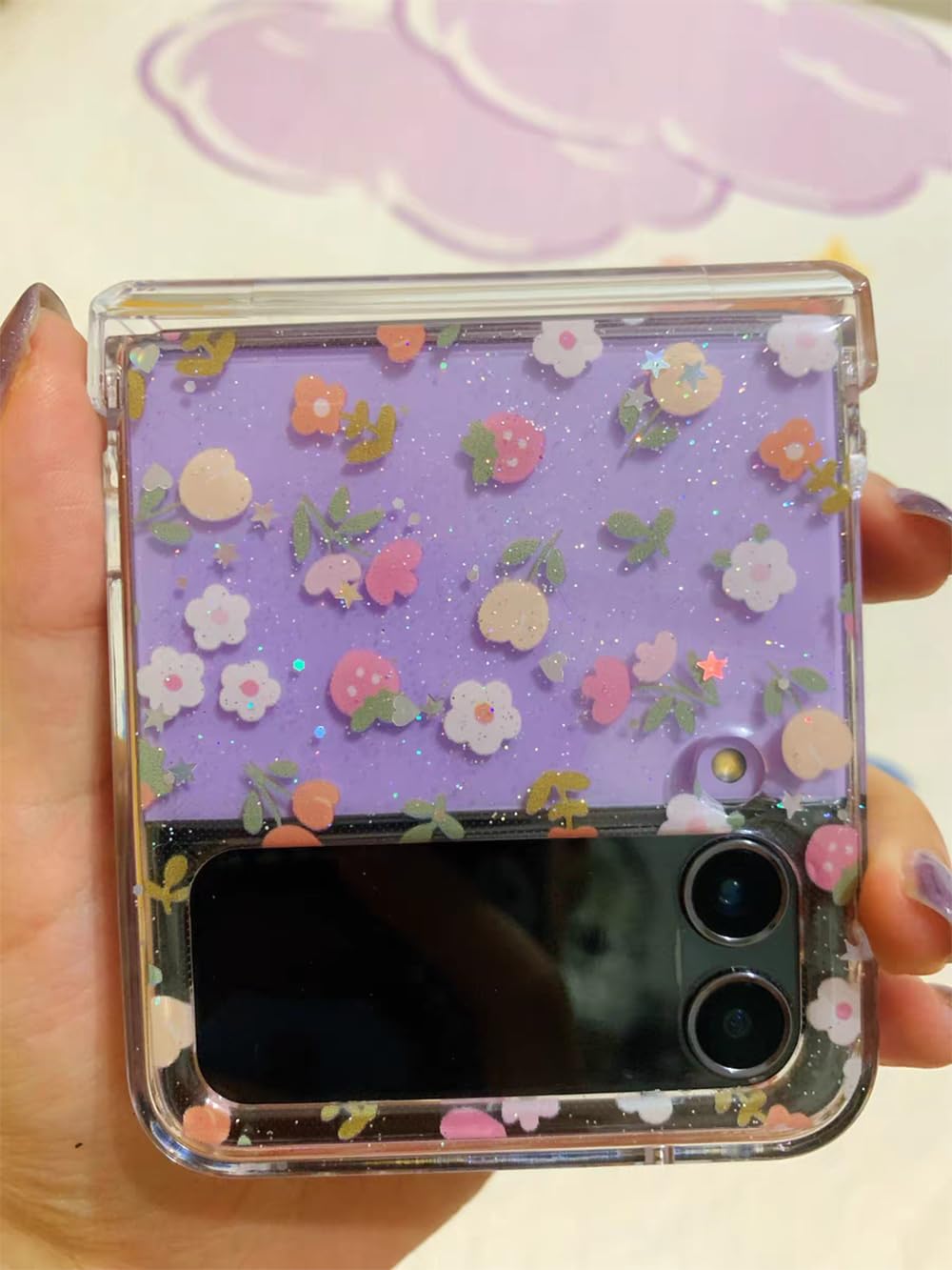 Amazon.com: GO-VOLMON Cute Woman Case for Samsung Galaxy Z Flip 6